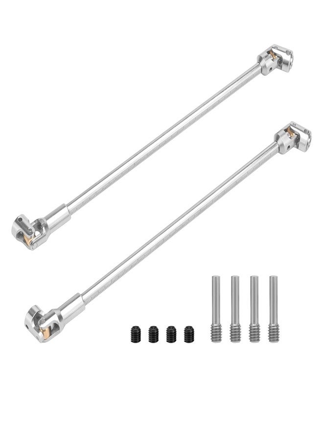 daitoku Driveshaft Universal Joint Drive Shaft 68-229mm Free to Cut Length for SCX10 I II III TRX4 Capra 1/10 LCG DIY RC Upgrade Parts - Silver - Image 1